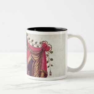 Wappen der Linnaeus Familie Zweifarbige Tasse