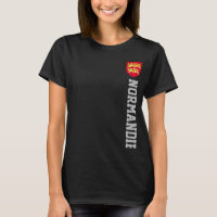 Wappen der Normandie - FRANKREICH-T - Shirt