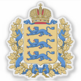 Wappen der Regierung Estlands Aufkleber
