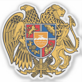 Wappen der Republik Armenien Aufkleber