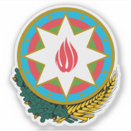 Wappen der Republik Aserbaidschan Aufkleber