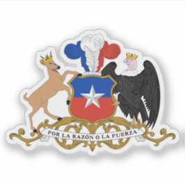 Wappen der Republik Chile Aufkleber