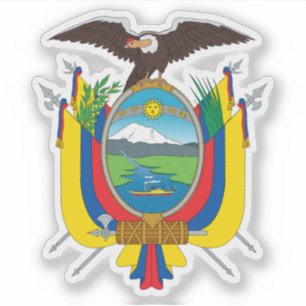 Wappen der Republik Ecuador Aufkleber