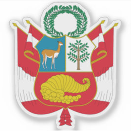 Wappen der Republik Peru Aufkleber