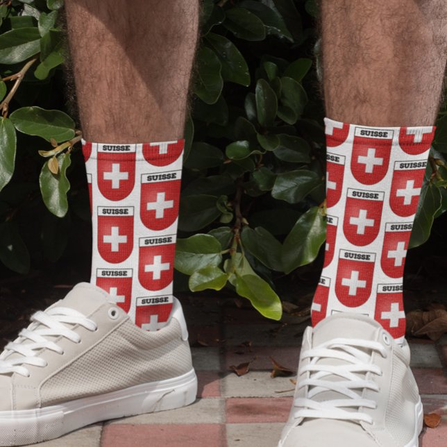 Wappen der Schweiz - Wappenschuss der Schweiz Socken (Von Creator hochgeladen)