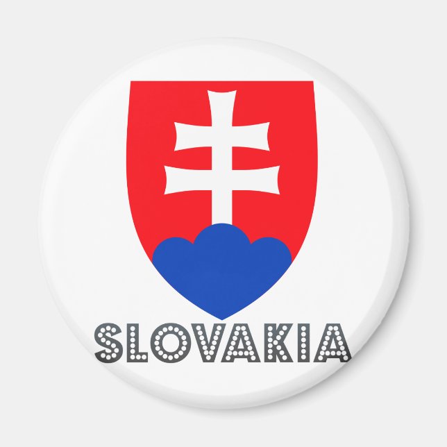 Wappen der Slowakei Magnet (Vorne)