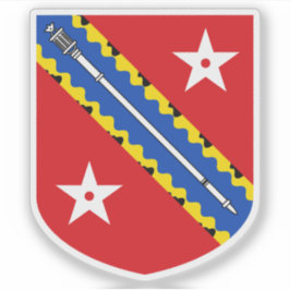 Wappen der Stadt Bangor, Gwynedd, Wales Aufkleber