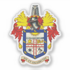 Wappen der Stadt Bexhill-on-Sea, England Aufkleber