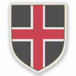 Wappen der Stadt Durham, England Aufkleber