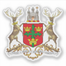 Wappen der Stadt Nottingham, England