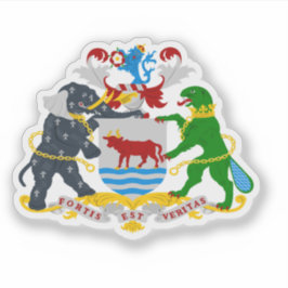 Wappen der Stadt Oxford, England Aufkleber