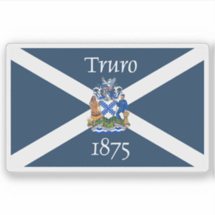 Wappen der Stadt Truro, Nova Scotia, Kanada Aufkleber