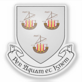Wappen der Stadt Wexford Aufkleber