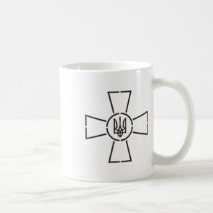 Wappen der Streitkräfte der ukrainischen Armee Kaffeetasse