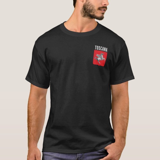 Wappen der Toskana, ITALIEN T-Shirt (Vorderseite)