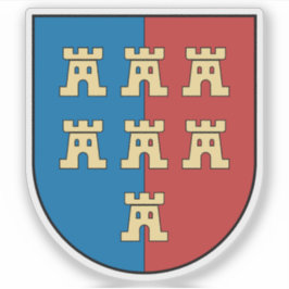 Wappen der Transsilvanischen Sachsen Aufkleber