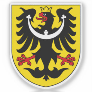 Wappen der tschechischen Schlesien, historische Re Aufkleber