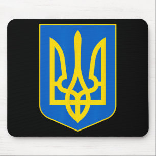 Wappen der Ukraine 1 Mousepad