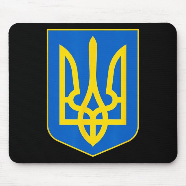 Wappen der Ukraine 1 Mousepad (Vorne)