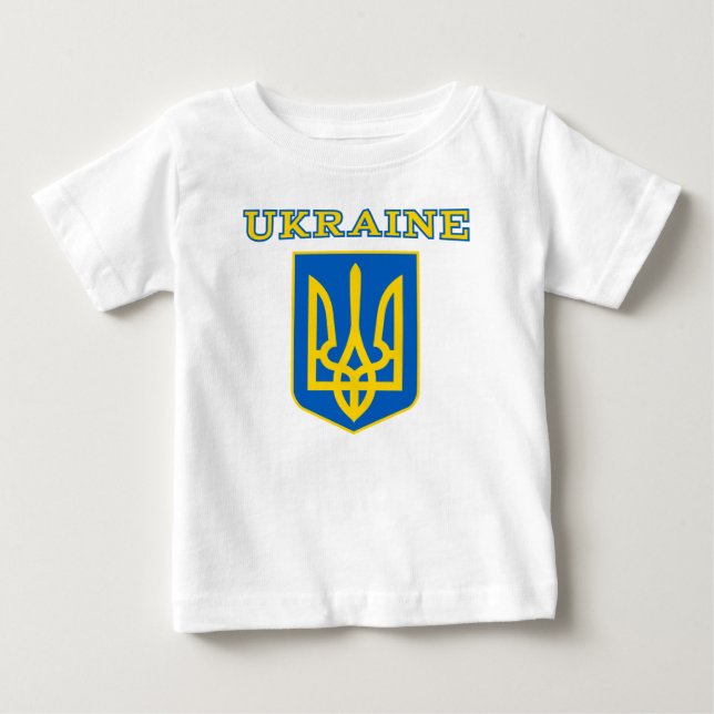 Wappen der Ukraine Baby T-shirt (Vorderseite)