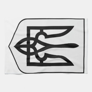 Wappen der Ukraine Geschirrtuch