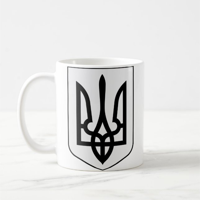 Wappen der Ukraine Kaffeetasse (Links)
