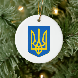 Wappen der Ukraine Keramik Ornament