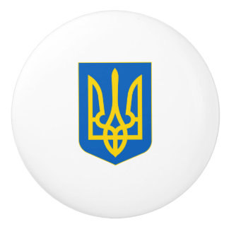 Wappen der Ukraine Keramikknauf