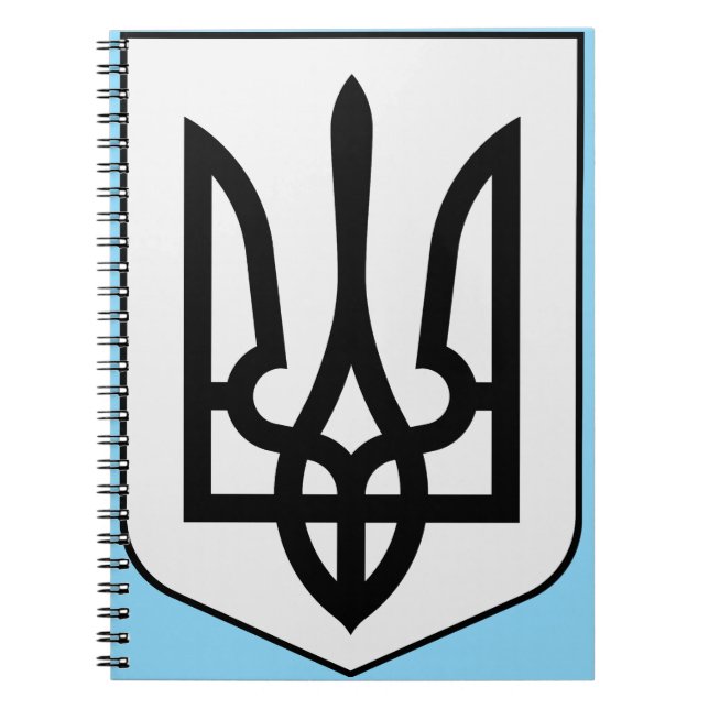 Wappen der Ukraine Notizblock (Vorderseite)