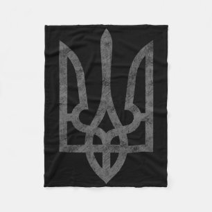 Wappen der Ukraine Pride Ukrainisches Staatswappen Fleecedecke