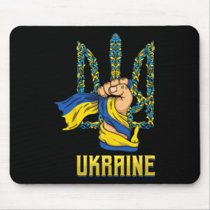 Wappen der Ukraine Stolz Ukrainisch  Mousepad