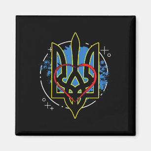 Wappen der Ukraine Ukrainischer Kosake Magnet