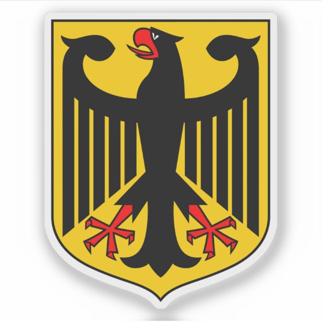Wappen der Weimarer Republik, Deutschland Aufkleber (Vorderseite)