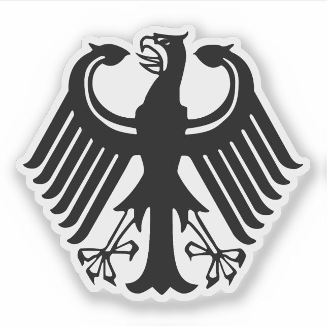 Wappen der Weimarer Republik, Deutschland - v3 Aufkleber (Vorderseite)