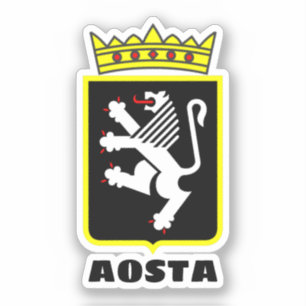 Wappen des Aostatals (Italien) Aufkleber