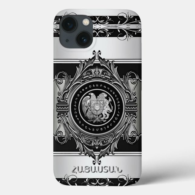 Wappen des armenischen iPhone/iPad-Gehäuses Case-Mate iPhone Hülle (Rückseite)