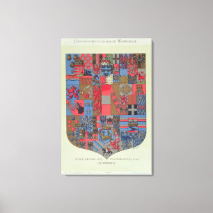 Wappen des Austro-Ungarischen Reiches Leinwanddruck