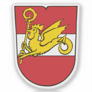 Wappen des Bezirks Porrentruy, Schweiz Aufkleber