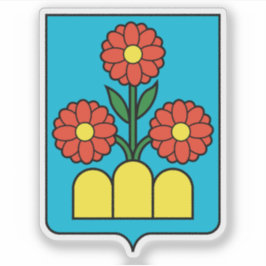 Wappen des Castello von Montegiardino Aufkleber