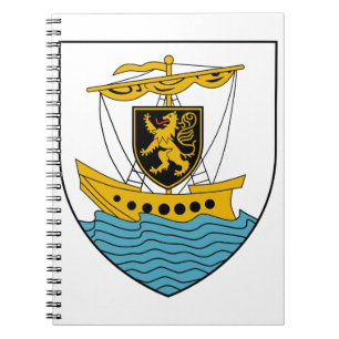 Wappen des County Galway Irland Notizblock