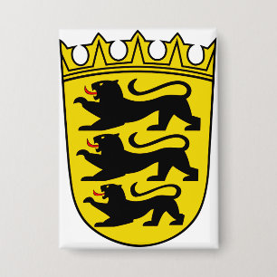 Wappen des deutschen Staat Baden-Württemberg Button