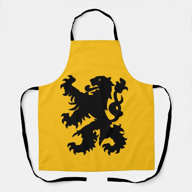 Wappen des flämischen Löwen Schürze (Vorderseite)