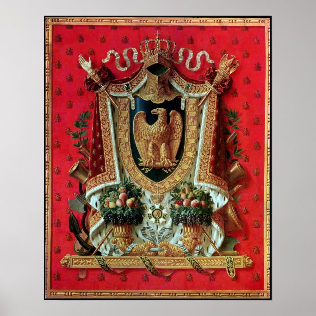 Wappen des französischen Reiches Poster (Vorne)