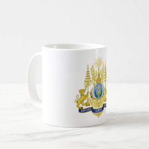 Wappen des Landes Kambodscha Symbol Emblem Flagge Kaffeetasse
