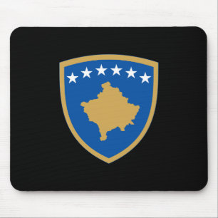 Wappen des Landes Kosovo Symbol Emblem Mousepad