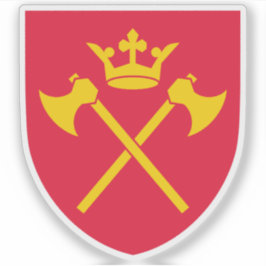 Wappen des Landkreises Hordaland, Norwegen Aufkleber