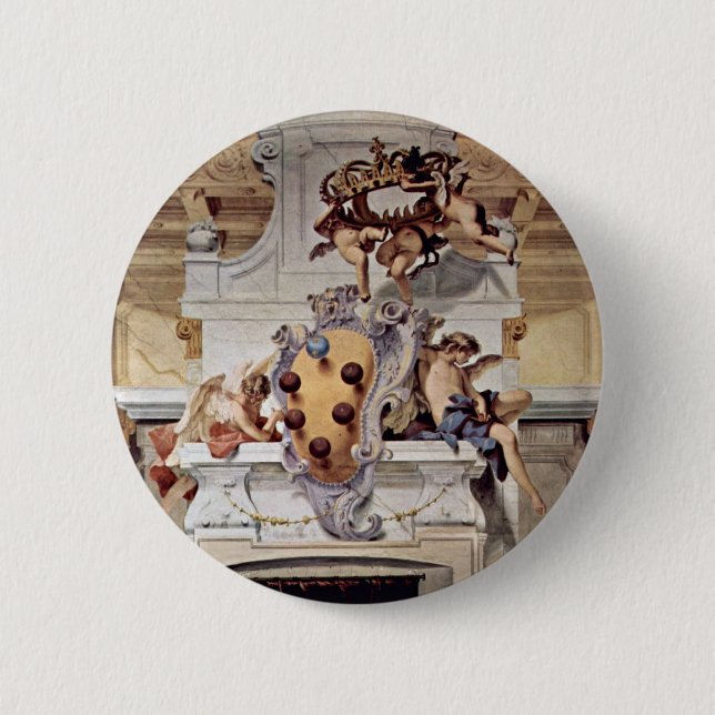 Wappen des Medici., durch Ricci Sebastiano Button (Vorderseite)
