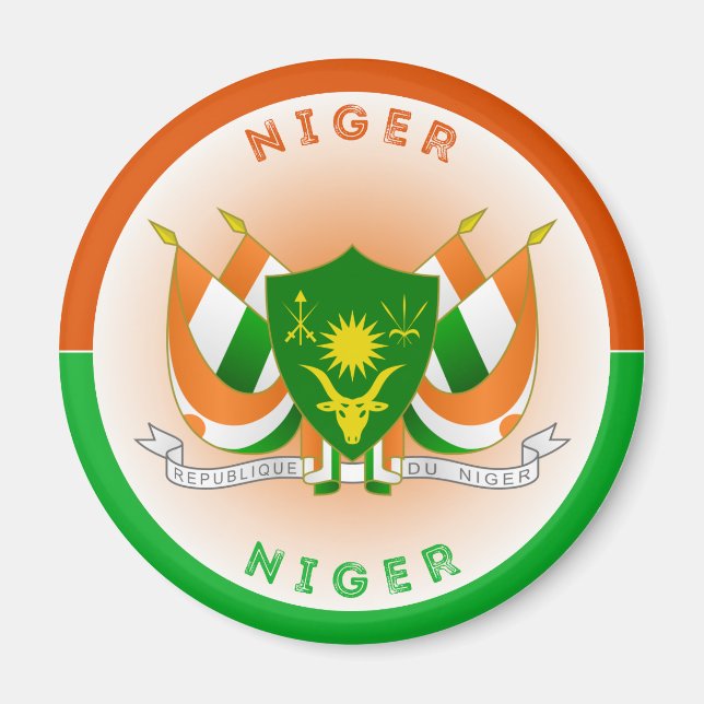 Wappen des nigrischen Erbes Magnet (Vorne)