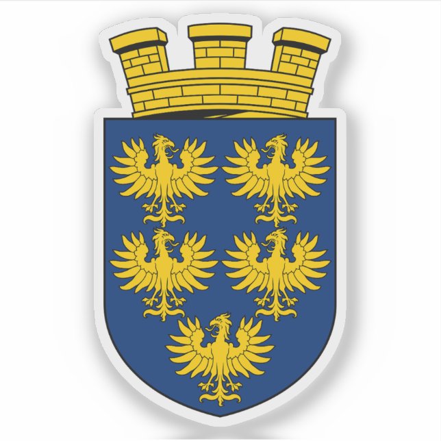 Wappen des Staat Niederösterreich Aufkleber (Vorderseite)