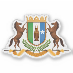 Wappen des Staat von Puntland, Somalia Aufkleber